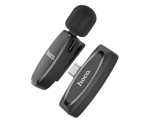 Мікрофон Петличний Бездротовий Hoco L15 Type-C