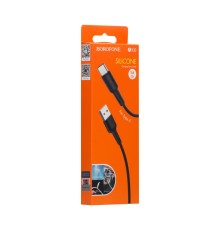 Кабель USB Borofone BX30 Silicone Type-C М'ята упаковка