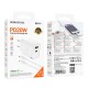 Мережевий Зарядний Пристрій Borofone BA83A 1USB-C/1USB PD/QC 20W+Type-C to Lightning