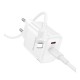 Мережевий Зарядний Пристрій Borofone BA85A 2USB-C PD/QC 35W+Type-C to Lightning