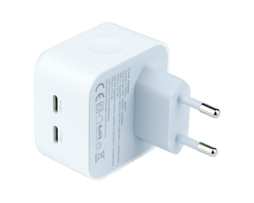 Мережевий Зарядний Пристрій XO L102 EU Dual type-C port 35W