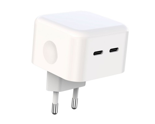 Мережевий Зарядний Пристрій XO L102 EU Dual type-C port 35W Type-C to Type-C