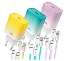 Мережевий Зарядний Пристрій XO CE18 1Type-C PD/QC 30W Type-C to Lightning