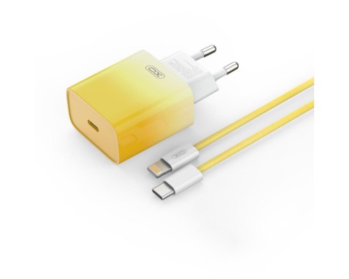 Мережевий Зарядний Пристрій XO CE18 1Type-C PD/QC 30W Type-C to Lightning