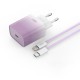 Мережевий Зарядний Пристрій XO CE18 1Type-C PD/QC 30W Type-C to Lightning