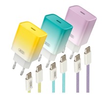 Мережевий Зарядний Пристрій XO CE18 1Type-C PD/QC 30W Type-C to Type-C