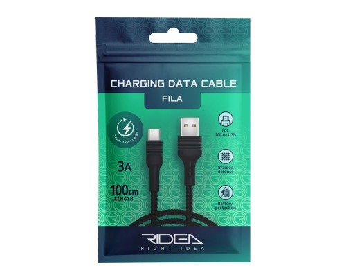 Кабель USB Ridea RC-M112 Fila Micro 3A