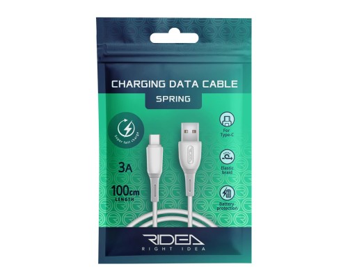 Кабель USB Ridea RC-M123 Spring Type-C 3A