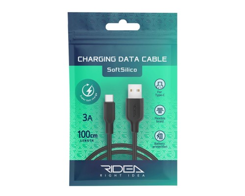 Кабель USB Ridea RC-M124 Soft Silico Type-C 3A
