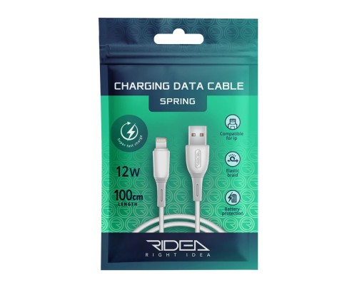 Кабель USB Ridea RC-M133 Spring 12W Lightning