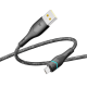 Кабель USB Ridea RC-RL15 RGB Light MicroUSB 3A 1.2m