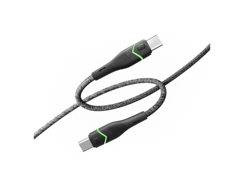 Кабель USB Ridea RC-RL15 RGB Light Type-C to Type-C 60W 1.2m