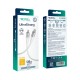 Кабель USB Ridea RC-XS51 X-Silicone Type-C to Lightning 30W 1.2m