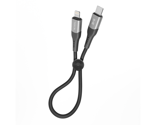 Кабель USB Ridea RC-US42 UltraStrong Type-C to Lightning 30W 0.25m