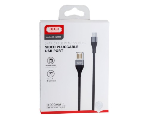 Кабель USB XO NB188 2.4A USB Micro