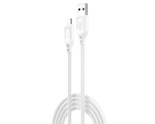 Кабель USB XO NB235 Zebra series Braided 2.4A Micro