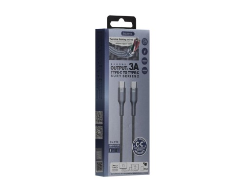 Кабель USB Remax RC-010 Sury 2 PD Type-C to Type-C