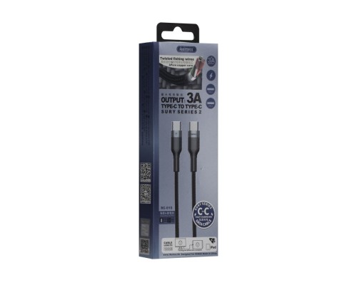 Кабель USB Remax RC-010 Sury 2 PD Type-C to Type-C