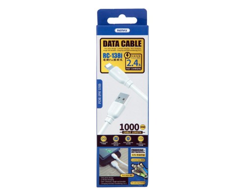 Кабель USB Remax RC-138i Lightning