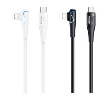Кабель USB Remax RC-192i 20W 90° Type-C to Lightning