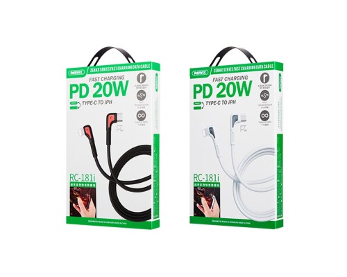 Кабель USB Remax RC-181i PD 20W Type-C to Ligtning