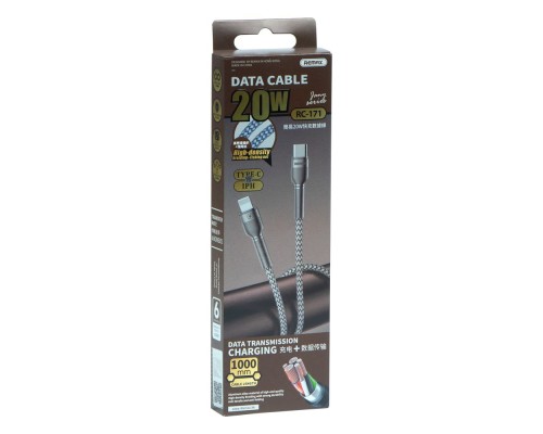 Кабель USB Remax RC-171 type C to lightning 20W PD