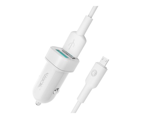 Автомобільний Зарядний Пристрій Ridea RCC-21112 Grand Micro 2USB 2.4 A