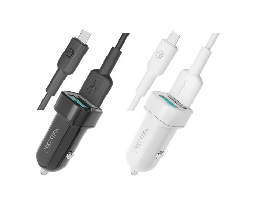 Автомобільний Зарядний Пристрій Ridea RCC-21212 Grand Type-C 2USB 2.4 A