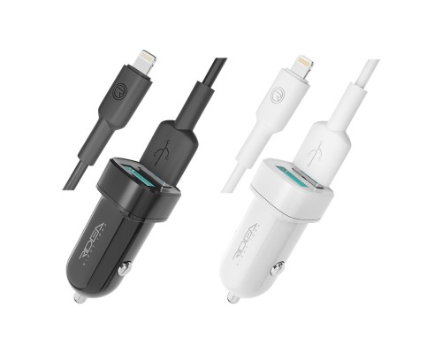 Автомобільний Зарядний Пристрій Ridea RCC-21312 Grand Lightning 2USB 2.4 A