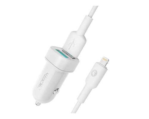 Автомобільний Зарядний Пристрій Ridea RCC-21312 Grand Lightning 2USB 2.4 A