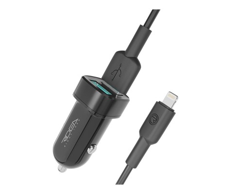 Автомобільний Зарядний Пристрій Ridea RCC-21312 Grand Lightning 2USB 2.4 A