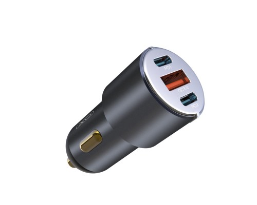Автомобільний Зарядний Пристрій XO CC45 PD30W PD+USB30W Shared 60W Metal