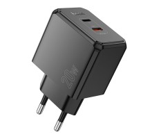Мережевий Зарядний Пристрій Hoco CS16A 1USB-C/1IP PD/QC 20W