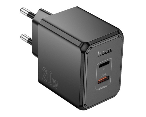 Мережевий Зарядний Пристрій Hoco CS16A 1USB-C/1IP PD/QC 20W