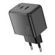 Мережевий Зарядний Пристрій Hoco CS16A 1USB-C/1IP PD/QC 20W
