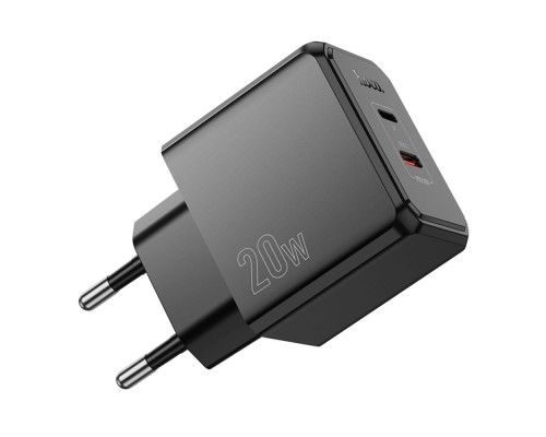 Мережевий Зарядний Пристрій Hoco CS16A 1USB-C/1IP PD/QC 20W