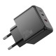 Мережевий Зарядний Пристрій Hoco CS16A 1USB-C/1IP PD/QC 20W