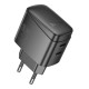 Мережевий Зарядний Пристрій Hoco CS62A 2USB-C PD/QC 45W GAN