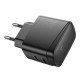Мережевий Зарядний Пристрій Hoco CS62A 2USB-C PD/QC 45W GAN