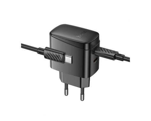 Мережевий Зарядний Пристрій Hoco CS62A 2USB-C PD/QC 45W GAN+Type-C to Type-C