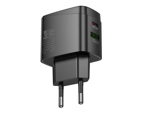 Мережевий Зарядний Пристрій Hoco CS61A 1USB/1USB-C PD/QC 30W