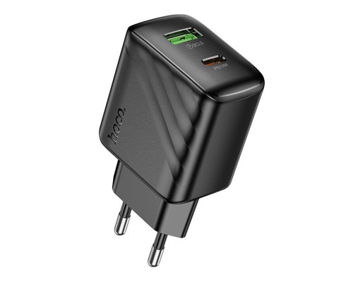 Мережевий Зарядний Пристрій Hoco CS25A 1USB-C/1USB PD/QC 20W