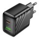 Мережевий Зарядний Пристрій Hoco CS25A 1USB-C/1USB PD/QC 20W