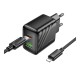 Мережевий Зарядний Пристрій Hoco CS25A 1USB-C/1USB PD/QC 20W+Type-C to Lightning