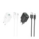 Мережевий Зарядний Пристрій Hoco C140A 1USB QC 18W+USB to Type-C