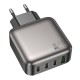 Мережевий Зарядний Пристрій Borofone BAS57A 3USB-C/1USB PD/QC 67W GAN