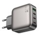 Мережевий Зарядний Пристрій Borofone BAS57A 3USB-C/1USB PD/QC 67W GAN