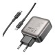 Мережевий Зарядний Пристрій Borofone BAS57A 3USB-C/1USB PD/QC 67W GAN+Type-C to Type-C