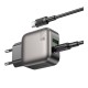 Мережевий Зарядний Пристрій Borofone BAS55A 1USB-C/1USB PD/QC 30W GAN+Type-C to Type-C