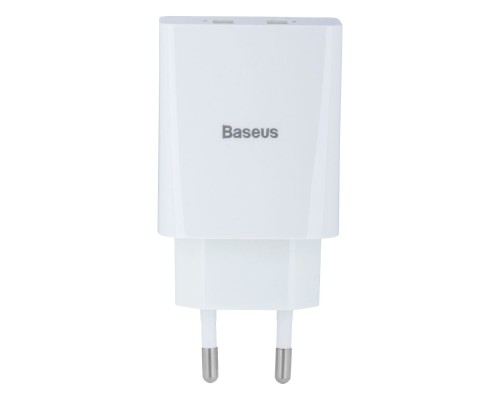 Мережевий Зарядний Пристрій Baseus 2 USB 10.5W 2A CCFS-R